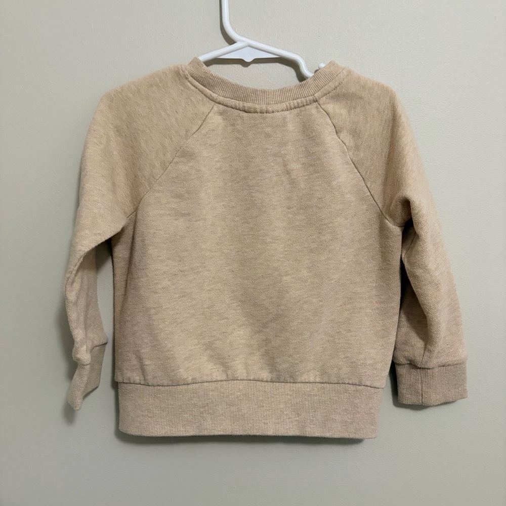 Cat & Jack Tan Bear Graphic Sweatshirt Boys 3T - Picture 5 of 5